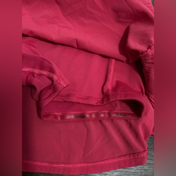 LULULEMON Play Off the Pleats Skirt Coral Pink Tennis Running Size 6 - Picture 9 of 14